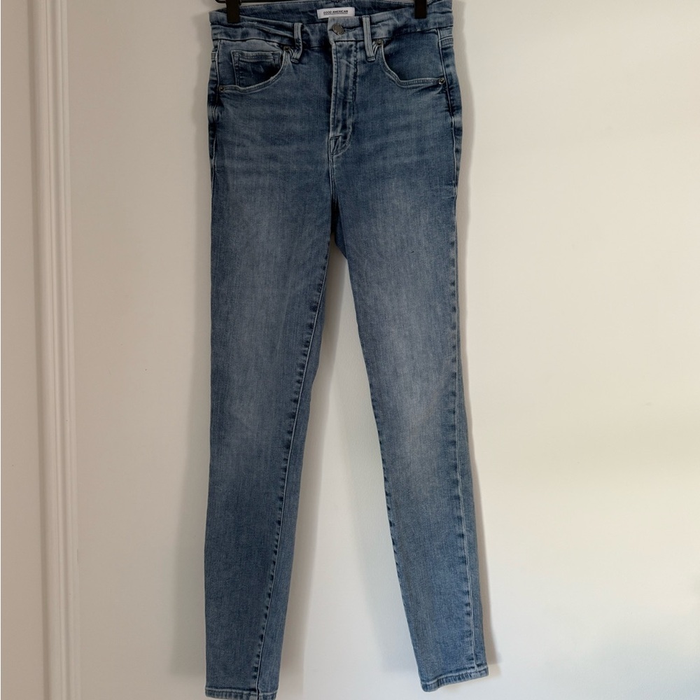 Good American Light Blue Skinny Jeans